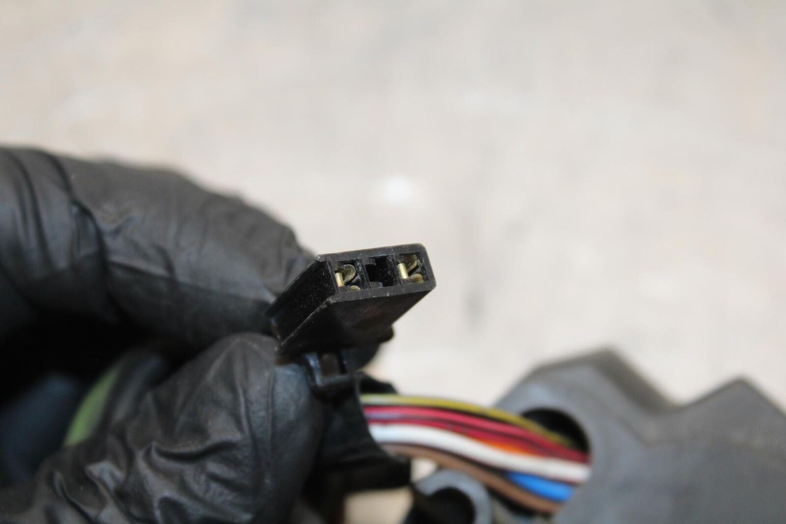 2003 Kawasaki Ninja ZX6RR ZX600K LEFT CLIP ON HANDLE HORN SIGNALS SWITCH BB66