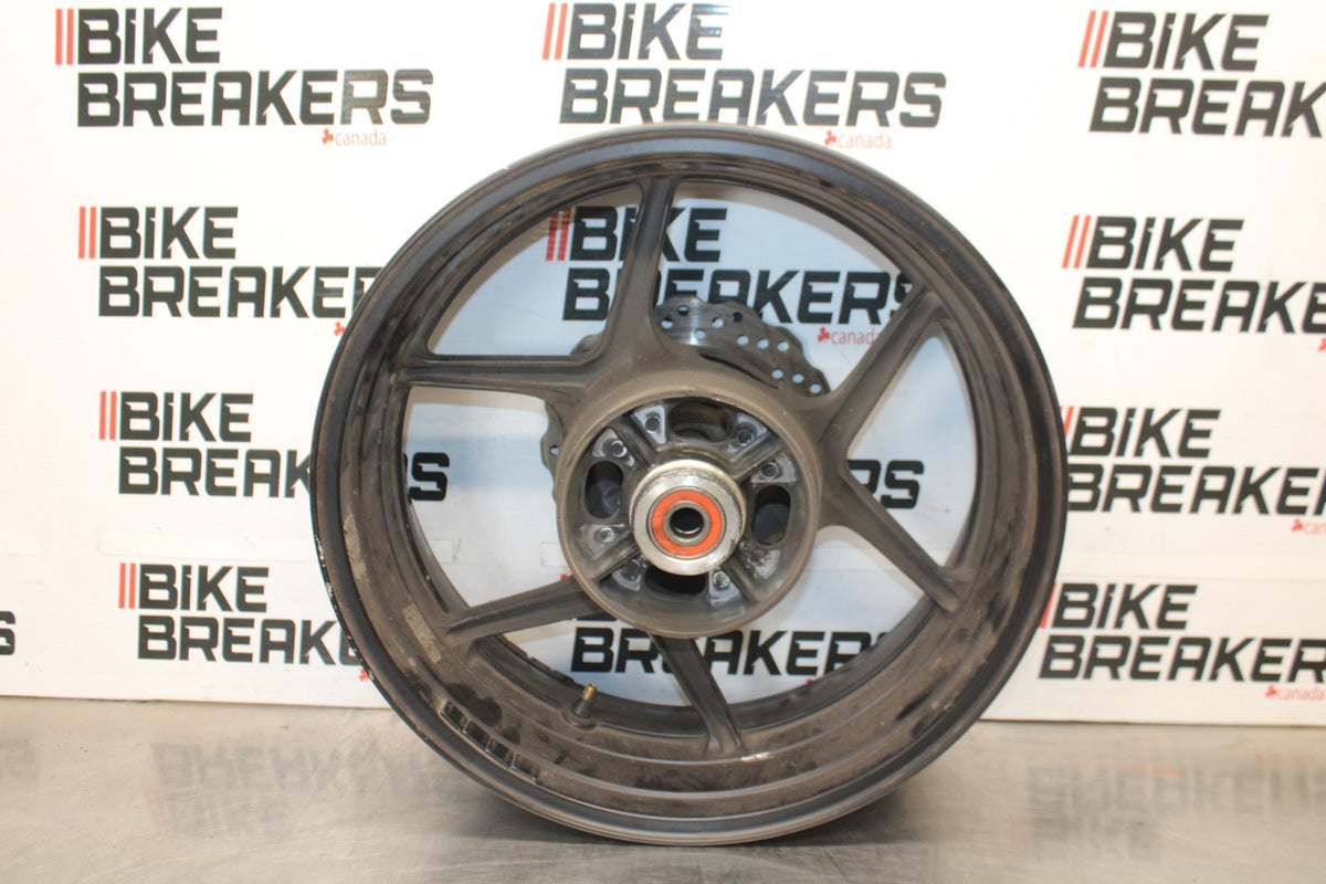 04-05 KAWASAKI NINJA ZX10R REAR WHEEL BACK RIM & ROTOR BB931
