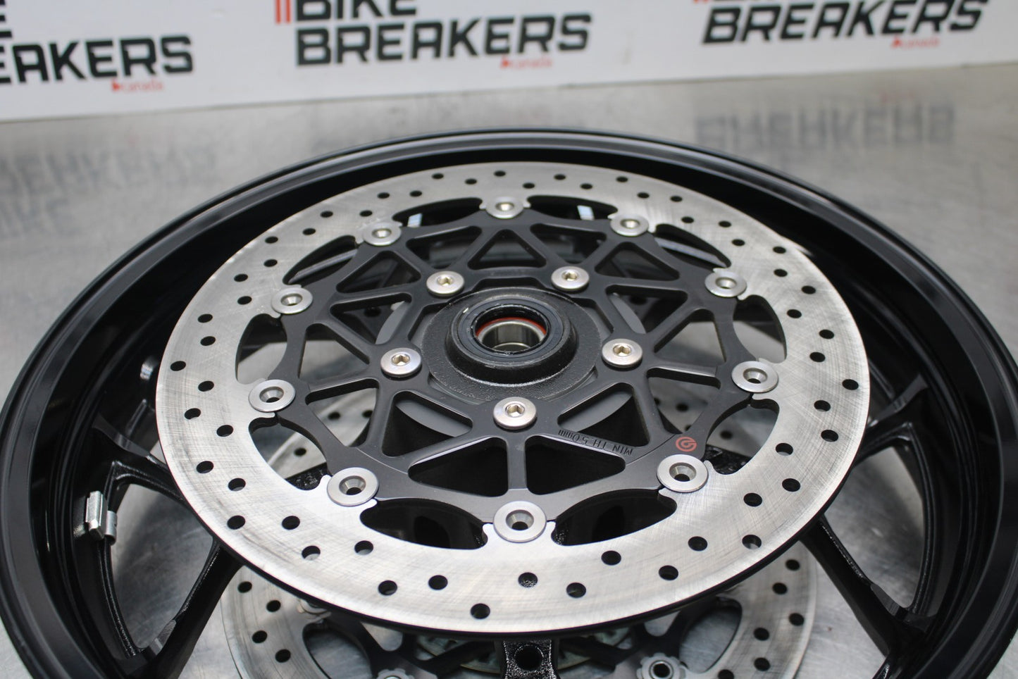 23-24 KAWASAKI NINJA ZX14R NEW TAKE OFF!! FRONT WHEEL FRONT RIM & ROTORS BB764