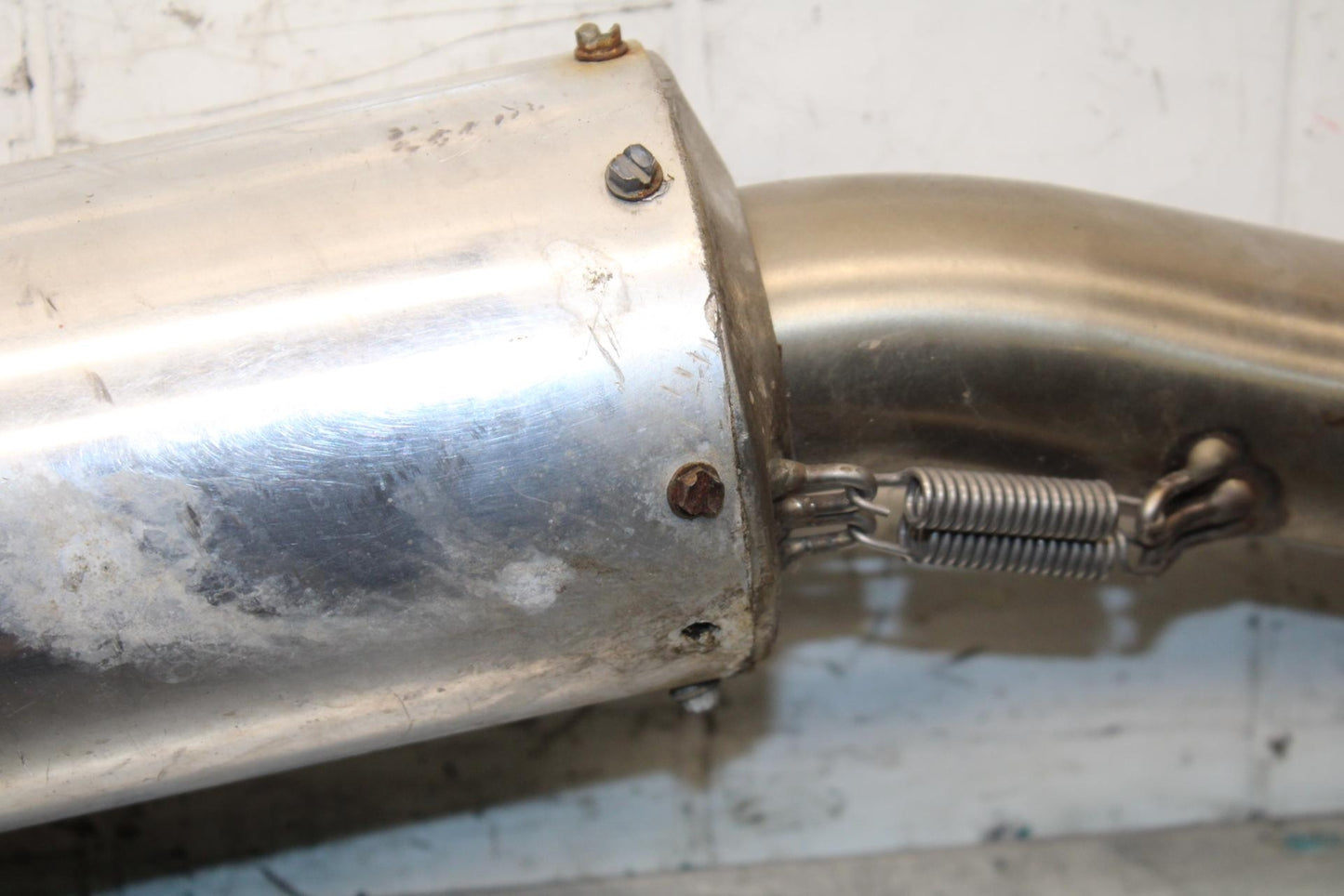 2000 Yamaha YZF R6 FULL EXHAUST SYSTEM HEADERS PIPE MUFFLER BB558