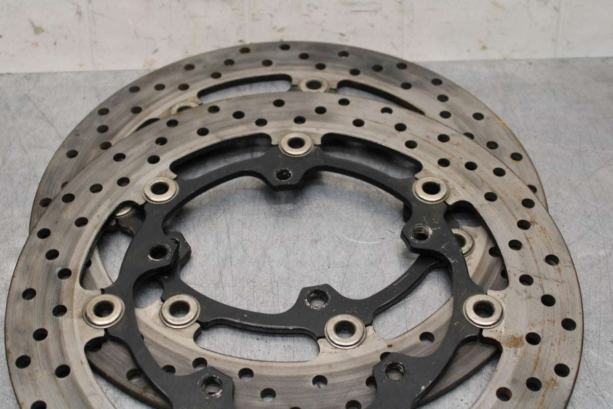 05 YAMAHA YZF R6S FRONT LEFT RIGHT BRAKE ROTORS DISCS BB600