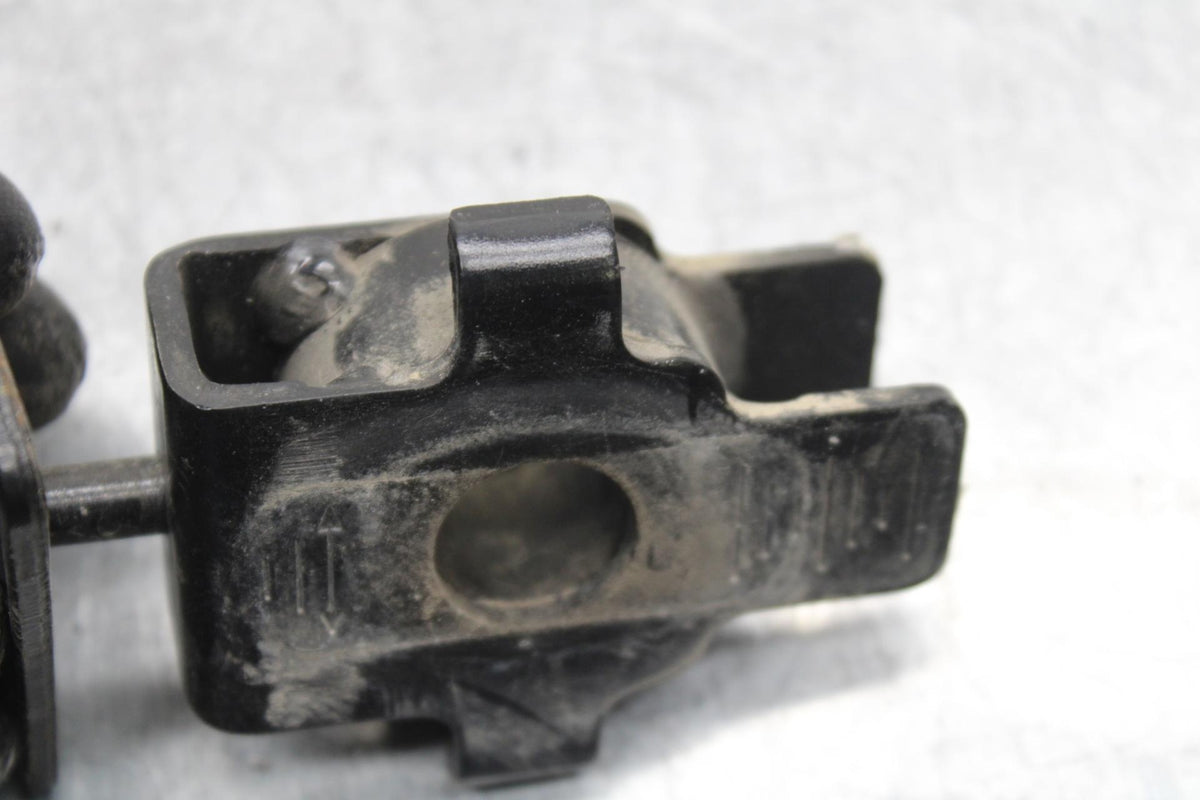 2008 Honda CBF1000 SWINGARM CHAIN TENSIONER ADJUSTMENT BRACKET SET PAIR  BB641