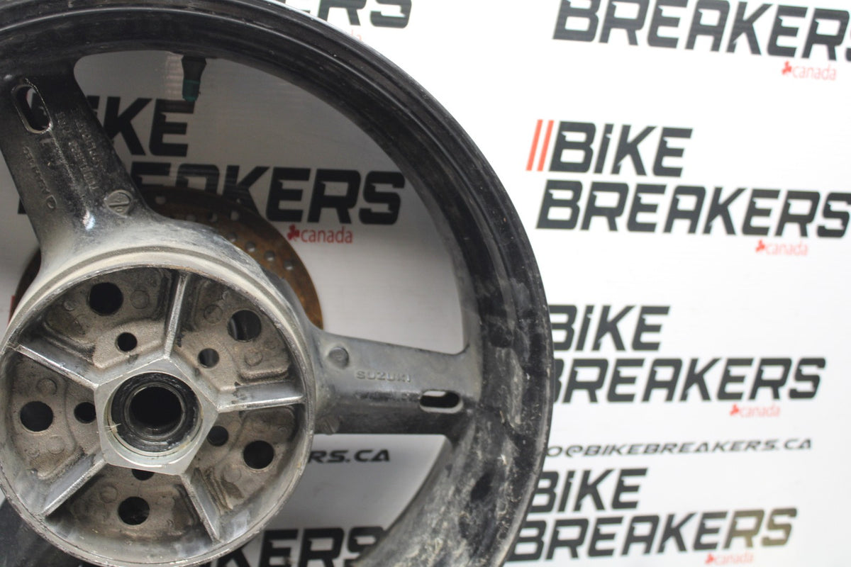 04-05 SUZUKI GSXR600 REAR WHEEL BACK RIM & ROTOR BB792