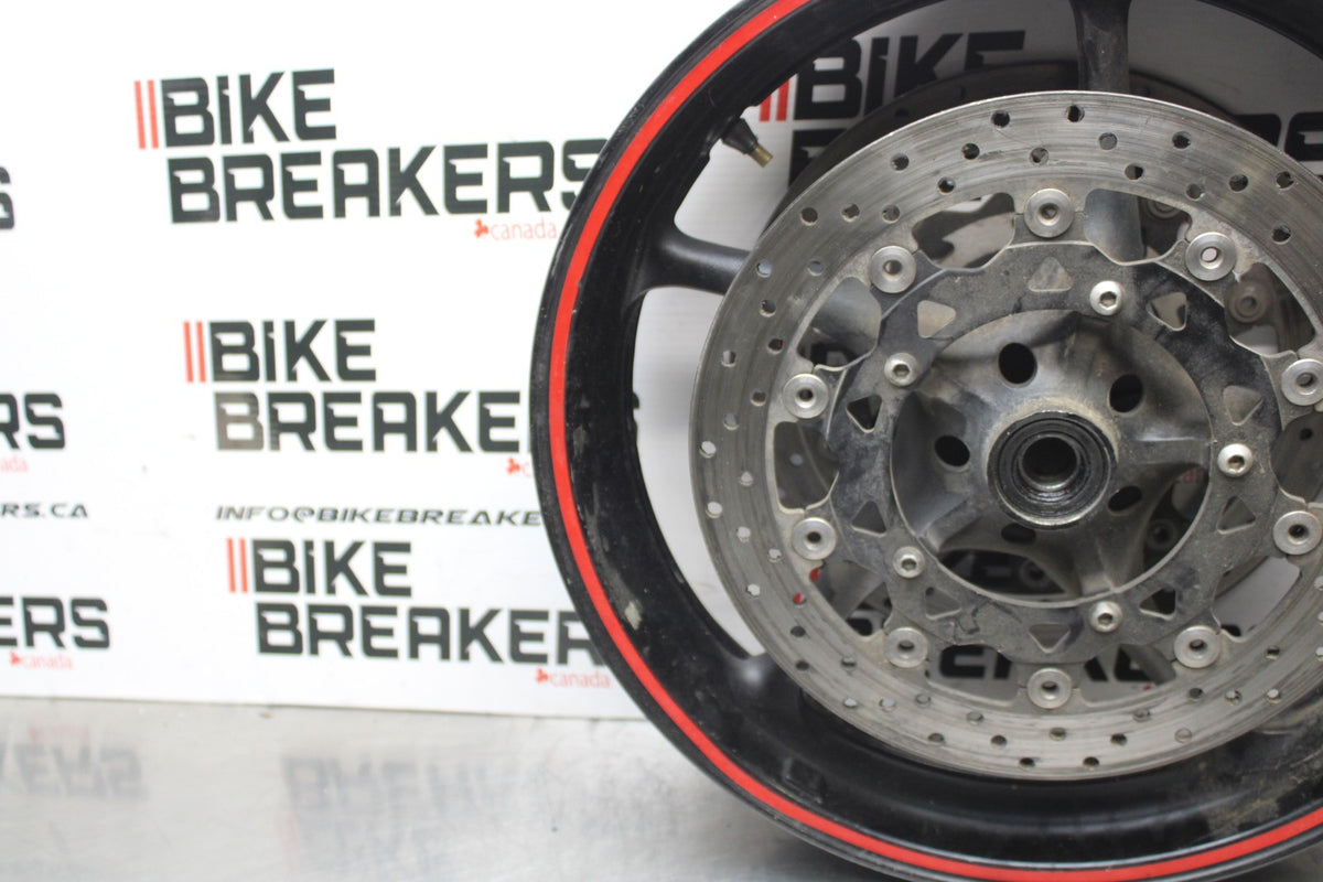05 YAMAHA YZF R6 FRONT WHEEL FRONT RIM & ROTORS BB814