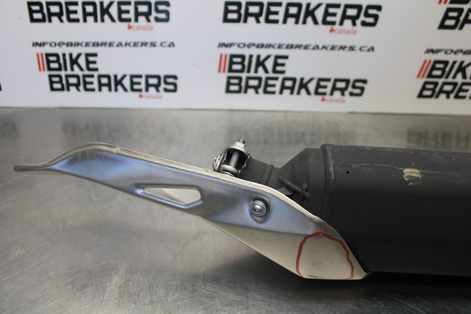 18-23 KAWASAKI NINJA 400 EX400 EXHAUST PIPE MUFFLER SLIP ON CAN SILENCER BB192