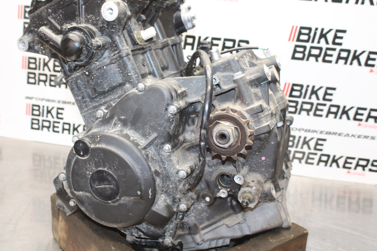 18-23 KAWASAKI NINJA 400 EX400 ABS ENGINE MOTOR BB177