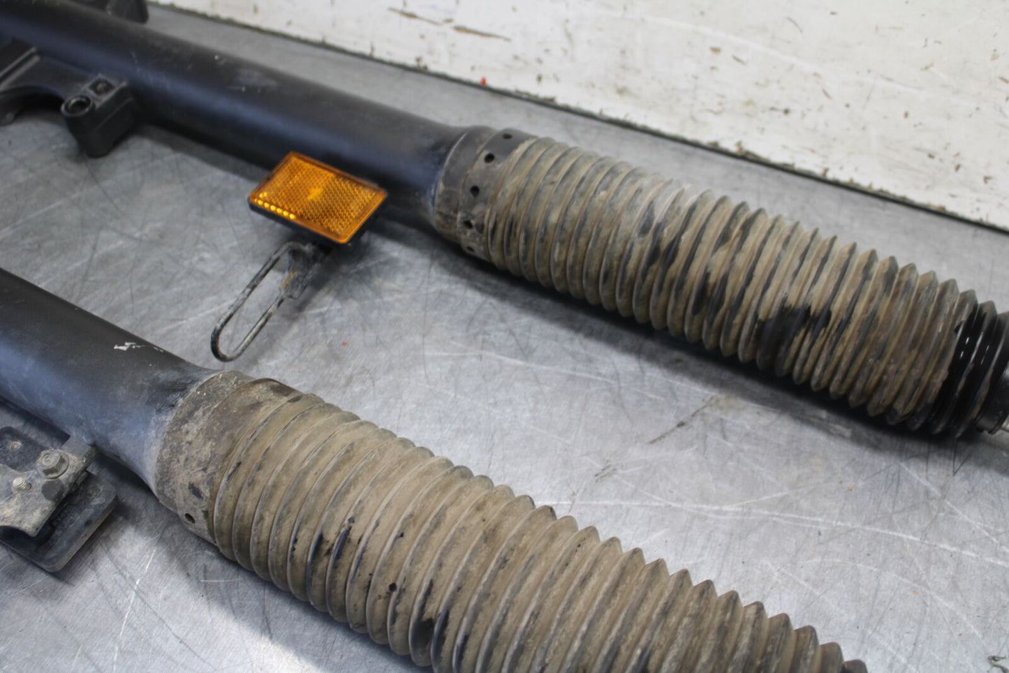 08-18 KAWASAKI KLR650 FRONT FORKS SHOCK SUSPENSION SET PAIR BB707