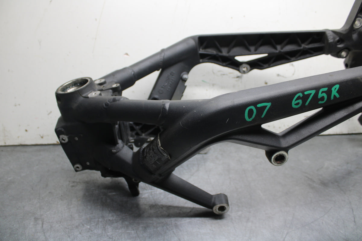 07-08 TRIUMPH DAYTONA 675 FRAME CHASSIS BB685