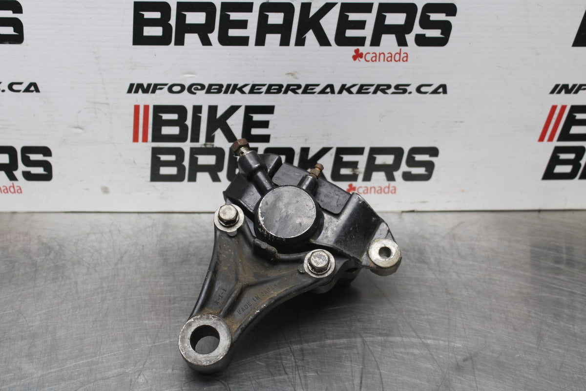77-79 SUZUKI GS1000 REAR BACK BRAKE CALIPER W MOUNT BRACKET BB807
