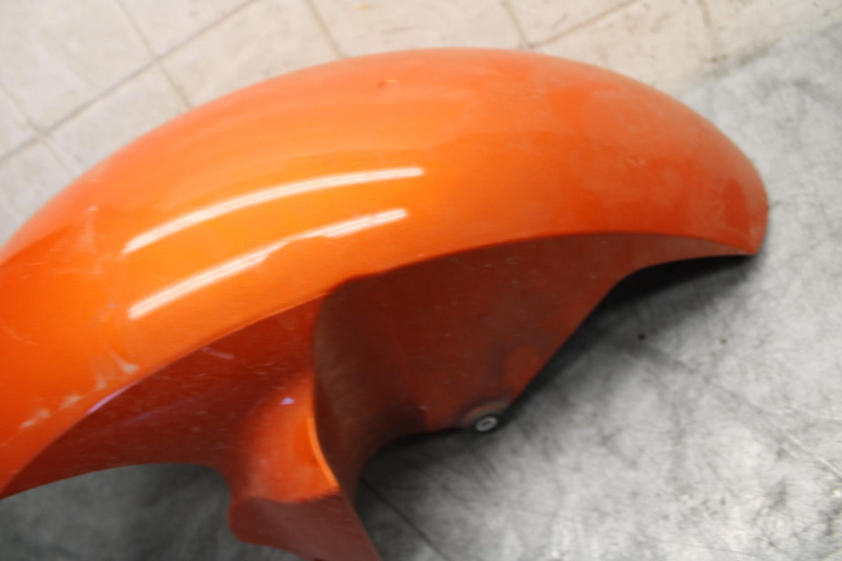 2009 Yamaha YZF R6 ORANGE FRONT WHEEL FENDER COWL FAIRING BB532