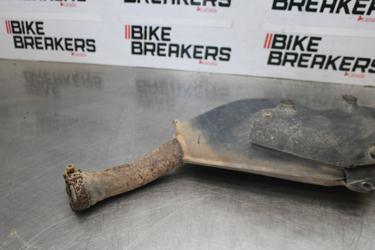 06 KAWASAKI KLR650 EXHAUST PIPE MUFFLER SLIP ON CAN SILENCER BB919