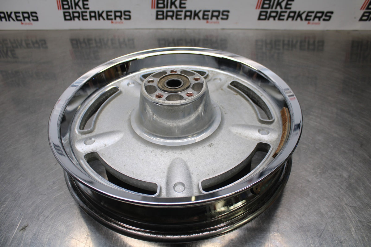 09 HARLEY-DAVIDSON SPORTSTER 1200 CUSTOM XL1200C REAR WHEEL RIM & ROTOR BB776