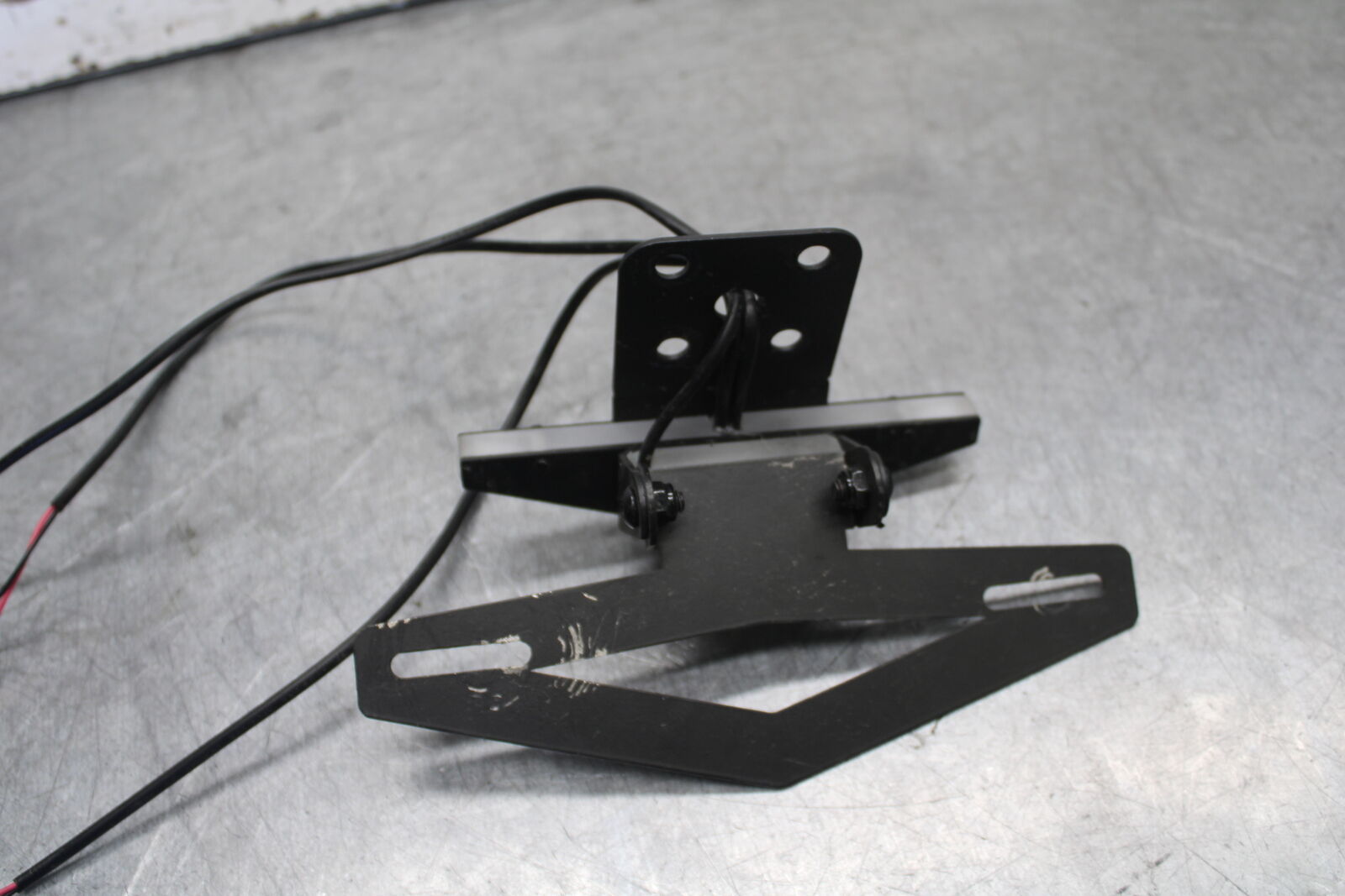 09-12 KAWASAKI NINJA ZX6R AFTERMARKET FENDER ELIMINATOR LICENSE BRACKET   BB698