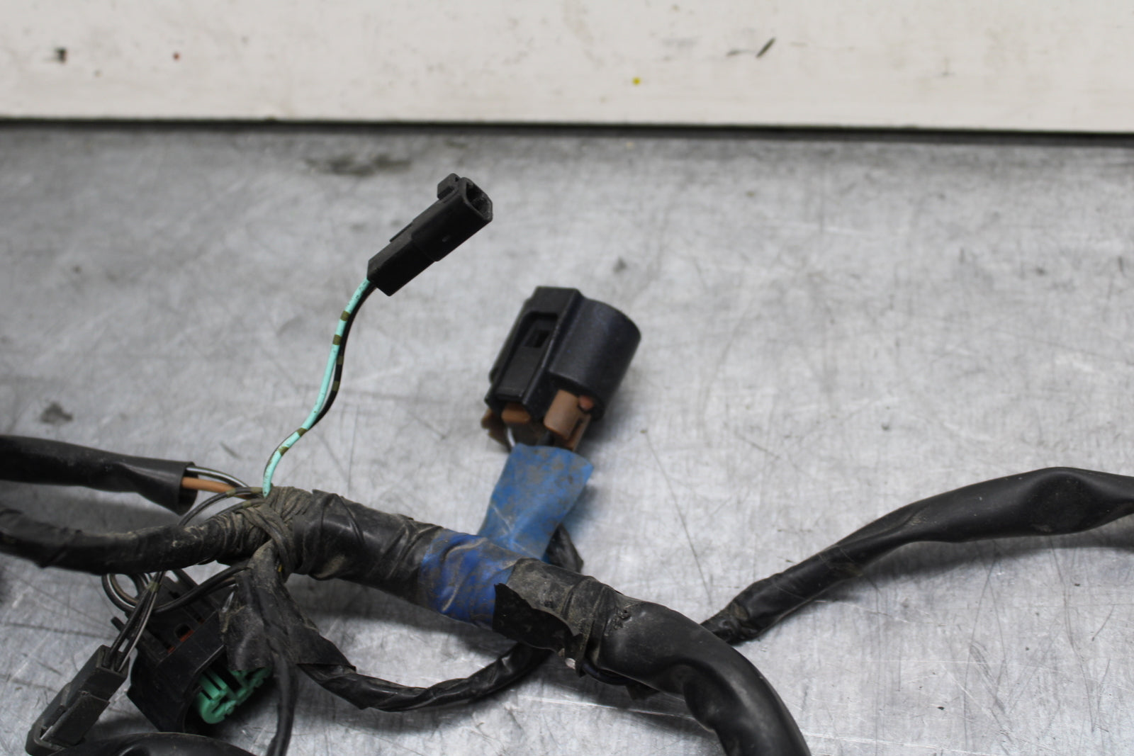 08-10 SUZUKI GSXR 600 HEADLIGHT SPEEDO GAUGES WIRING HARNESS WIRE LOOM BB753