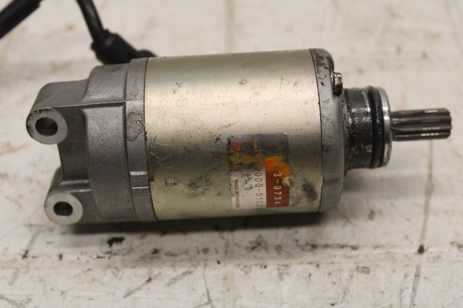13-18 KAWASAKI NINJA ZX6R ENGINE STARTING STARTER MOTOR -DC 12V BB409