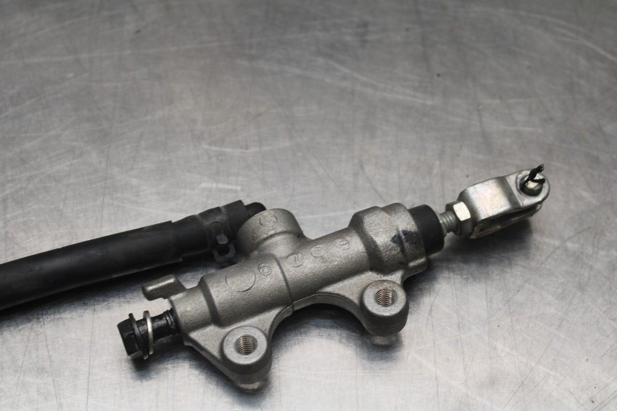 08 KAWASAKI NINJA 650 EX650 REAR BACK BRAKE MASTER CYLINDER W RESERVOIR BB797