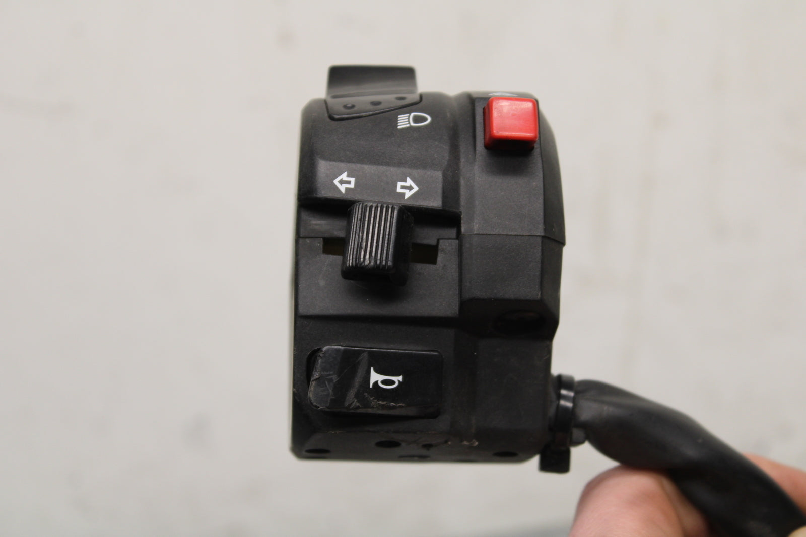 06-07 SUZUKI GSXR750 LEFT CLIP ON HANDLE HORN SIGNALS SWITCH SWITCHES BB132