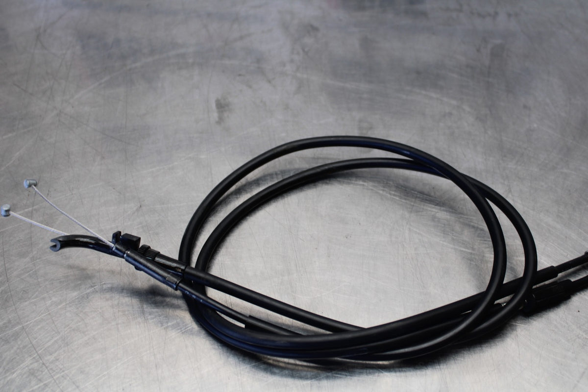 24-25 KAWASAKI ELIMINATOR 450 THROTTLE CABLES LINES BB869