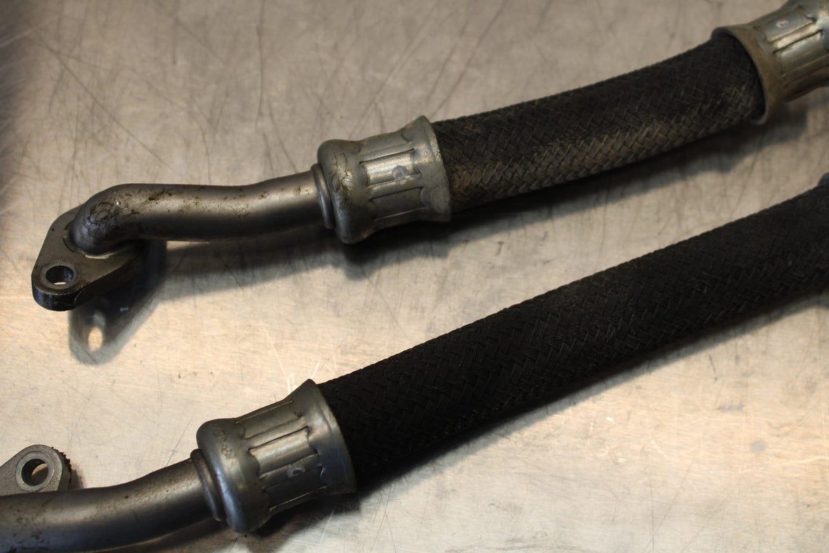 11 SUZUKI GSXR1000 ENGINE MOTOR OIL COOLER HOSES BB142