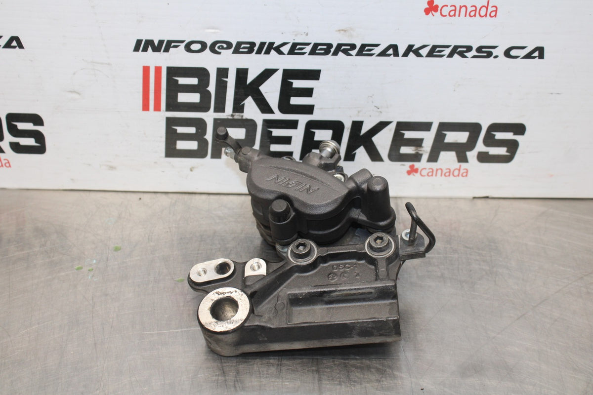 24 KAWASAKI NINJA 500 ABS REAR BACK BRAKE CALIPER W MOUNT BRACKET BB818
