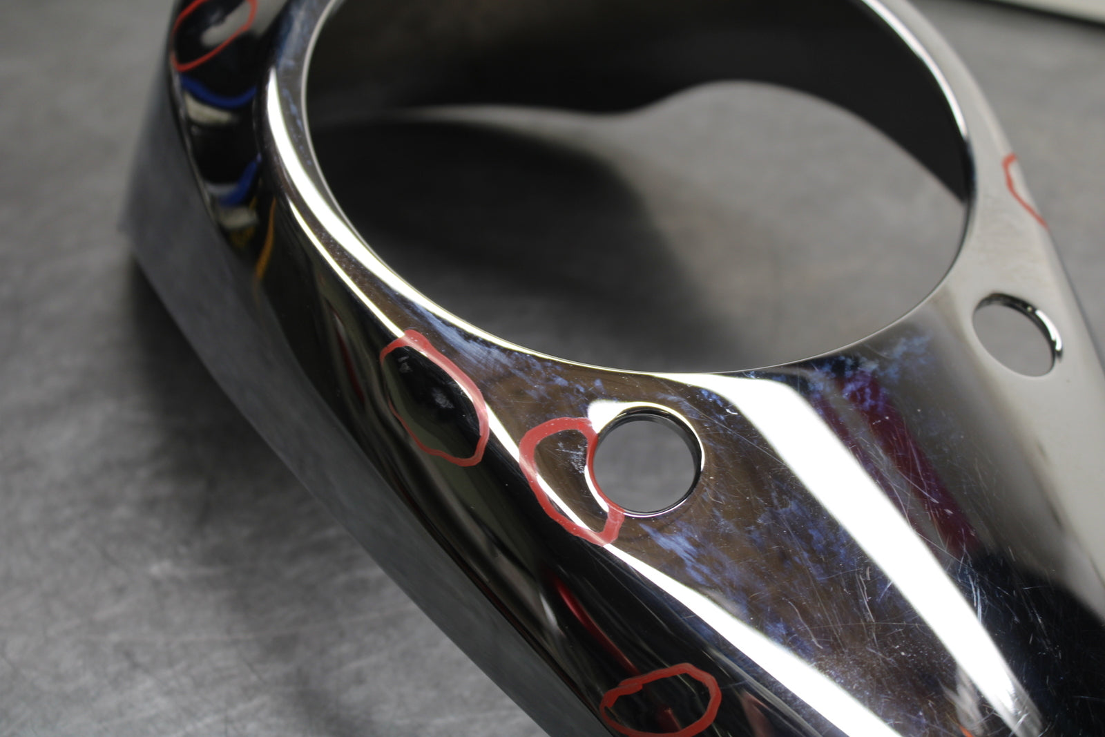 03-08 KAWASAKI VULCAN 1600 GAS TANK CAP COVER TRIM PANELCOWL FAIRING BB754