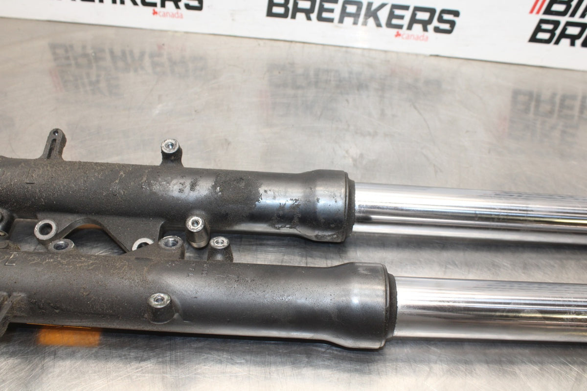 98 KAWASAKI NINJA ZX6 FRONT FORKS SHOCK SUSPENSION SET PAIR BB870