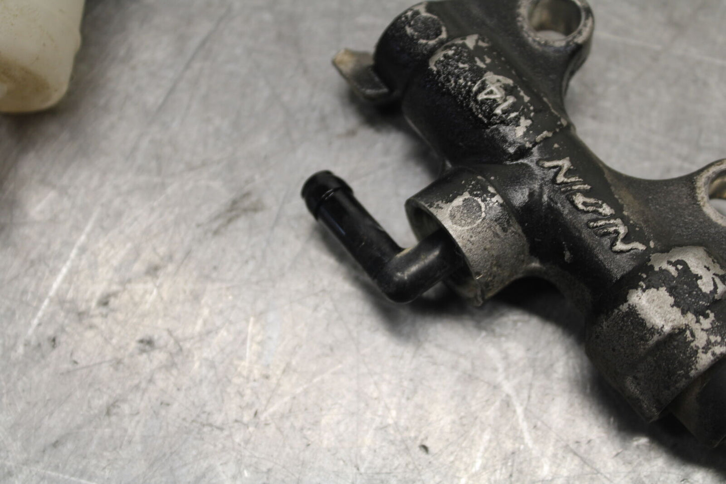 08-18 KAWASAKI KLR650 REAR BACK BRAKE MASTER CYLINDER W RESERVOIR BB707