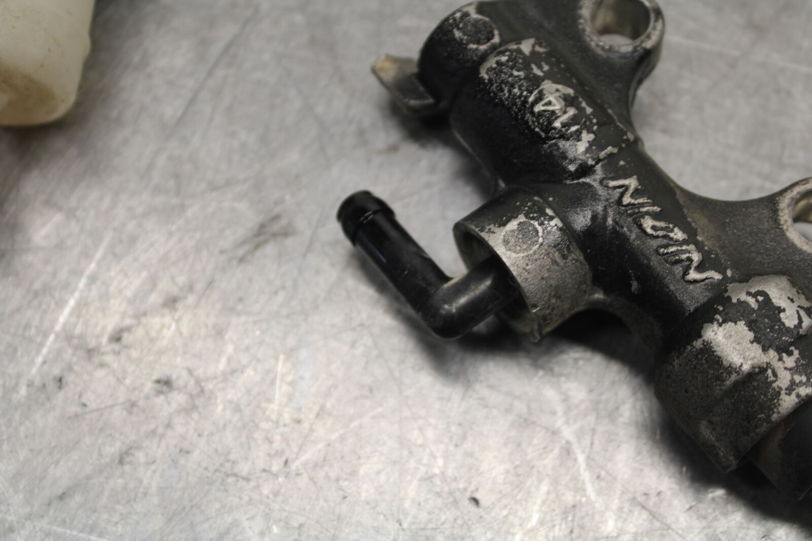 08-18 KAWASAKI KLR650 REAR BACK BRAKE MASTER CYLINDER W RESERVOIR BB707