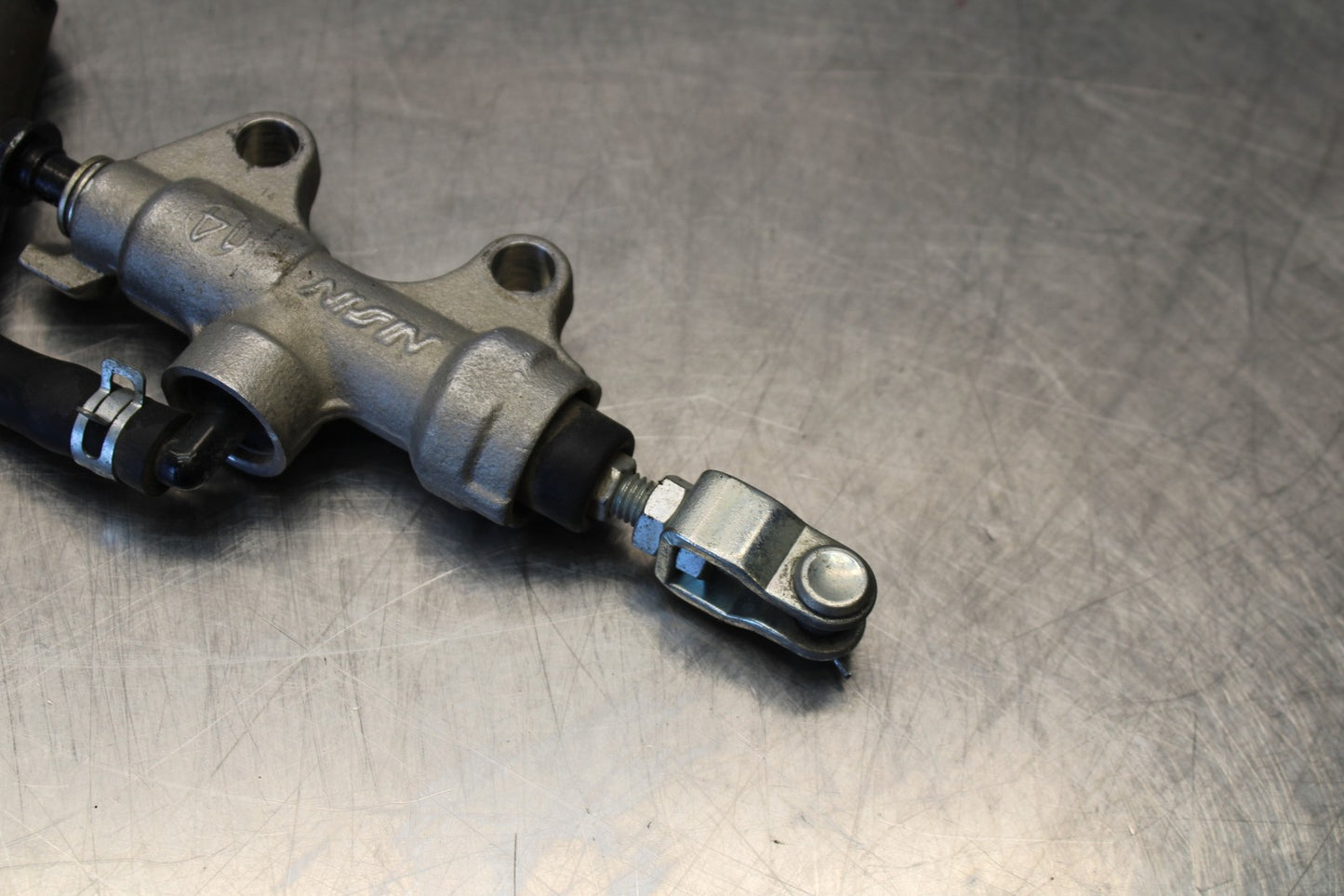 08-18 KAWASAKI KLR650 REAR BACK BRAKE MASTER CYLINDER W RESERVOIR BB183