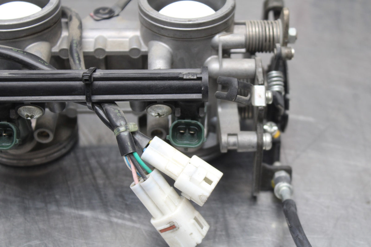 08 KAWASAKI NINJA 650 EX650 MAIN FUEL INJECTORS / THROTTLE BODIES BB797
