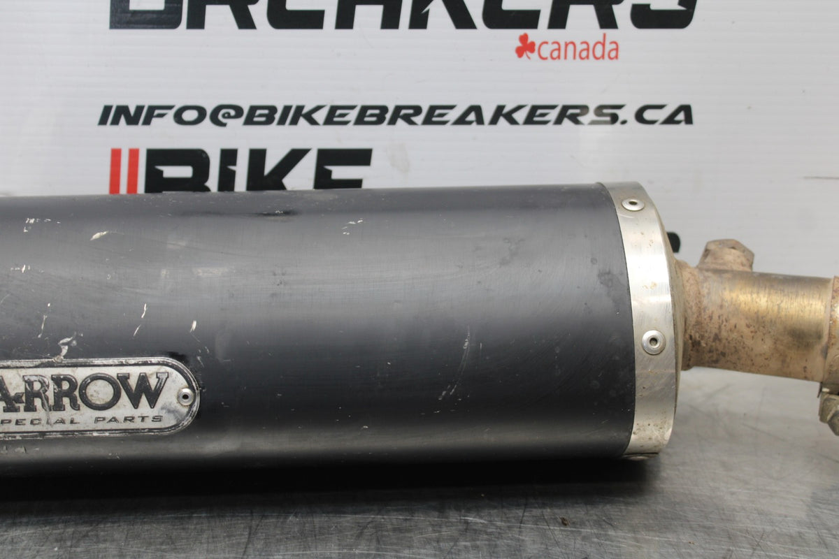 09-10 KAWASAKI ER-6N ARROW EXHAUST PIPE MUFFLER SLIP ON CAN SILENCER BB205