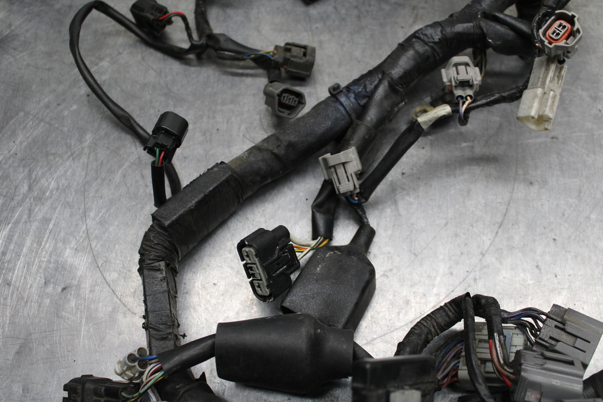 13-18 KAWASAKI NINJA ZX6R MAIN ENGINE WIRING HARNESS MOTOR WIRE LOOM BB118