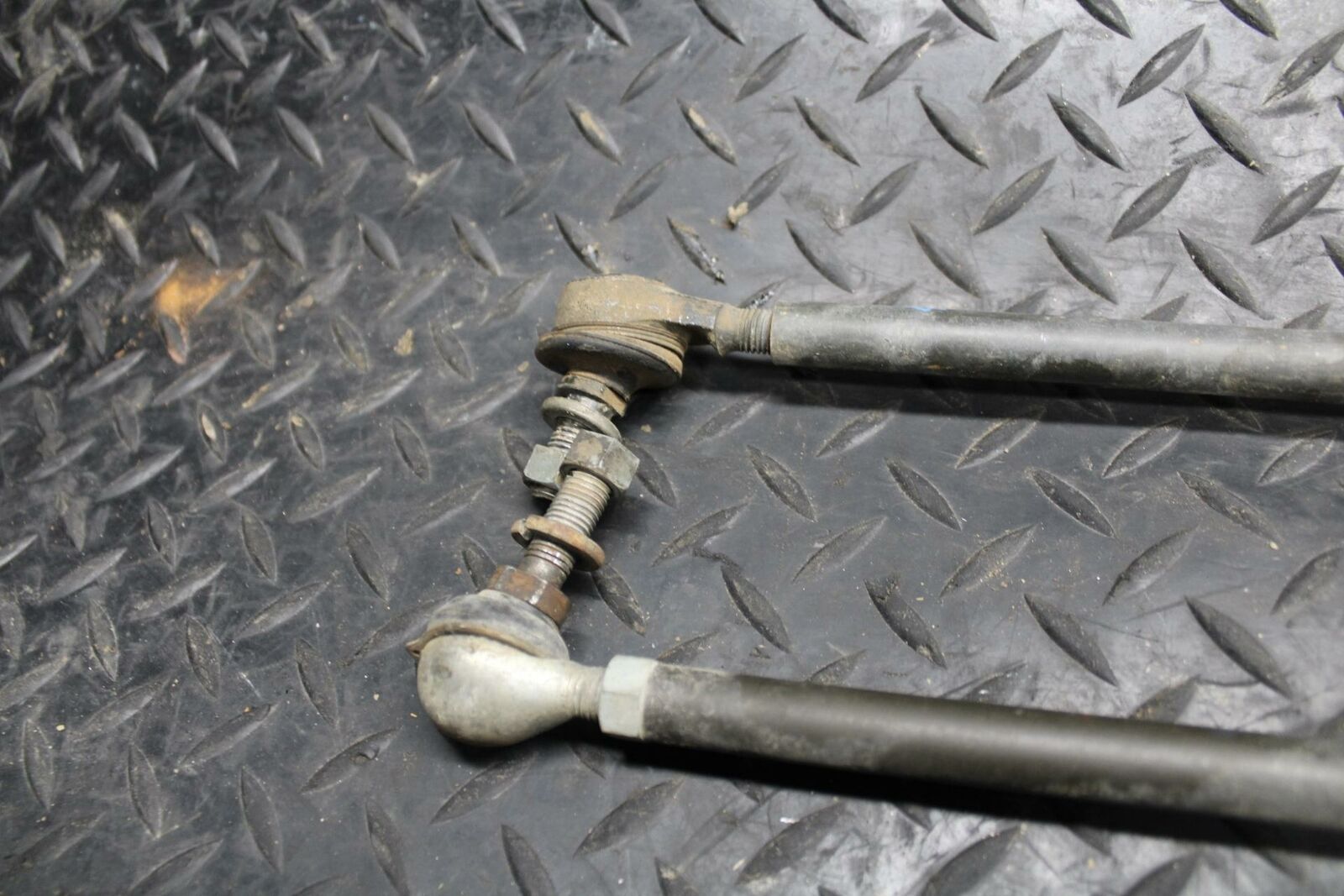 85-86 SUZUKI QUADRACER 250 STEERING TIE RODS ROD SET PAIR BB210