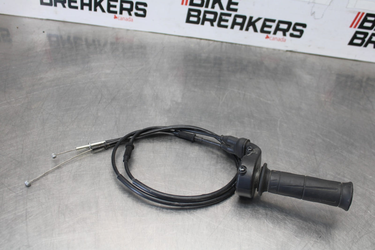 13-18 KAWASAKI NINJA ZX6R THROTTLE CABLES LINES BB908