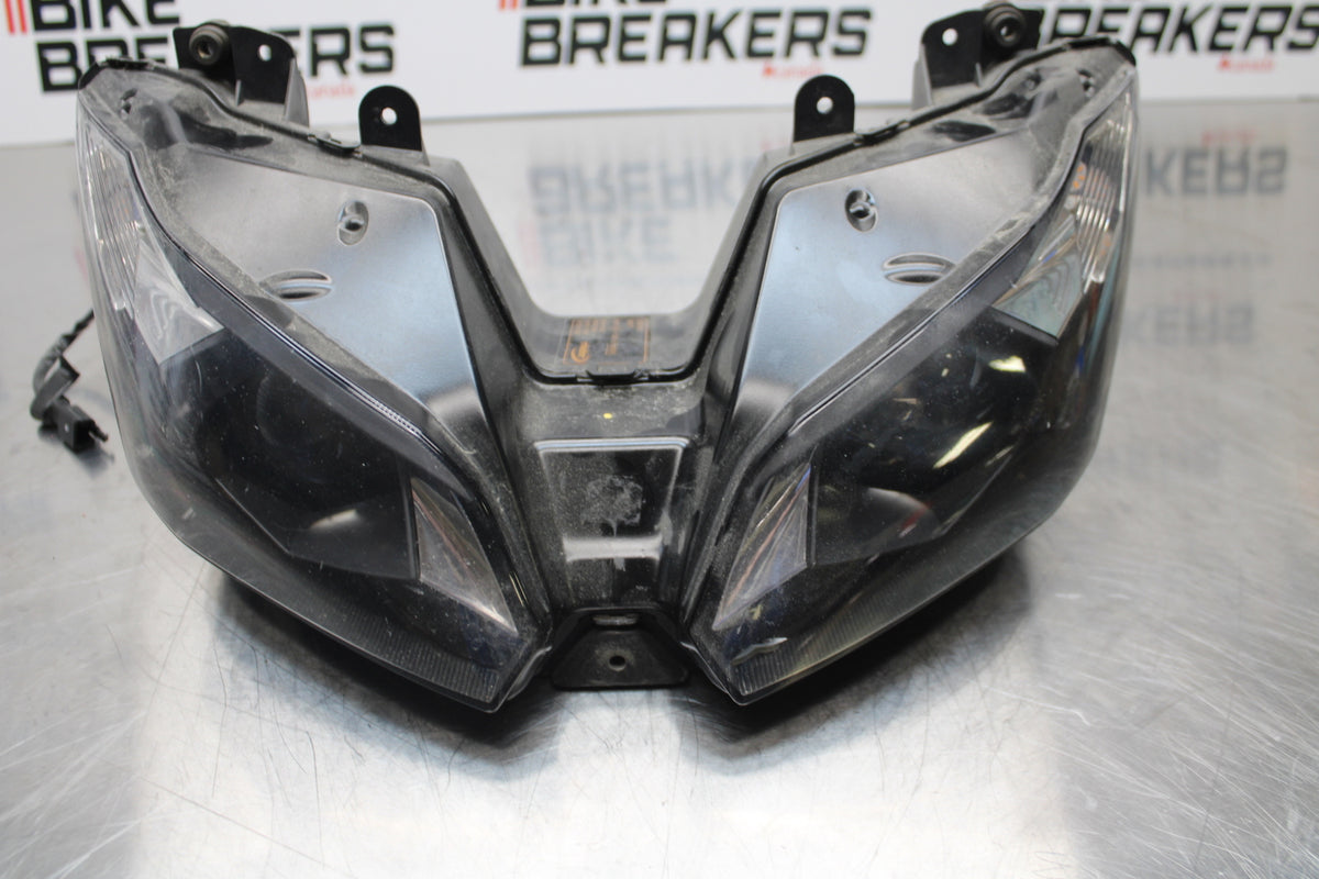 13-17 KAWASAKI NINJA ZX6R ZX636 ABS FRONT HEADLIGHT HEAD LIGHT LAMP BB143
