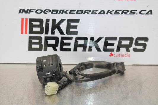 14-17 YAMAHA FZ07 LEFT CLIP ON HANDLE HORN SIGNALS SWITCH SWITCHES BB162