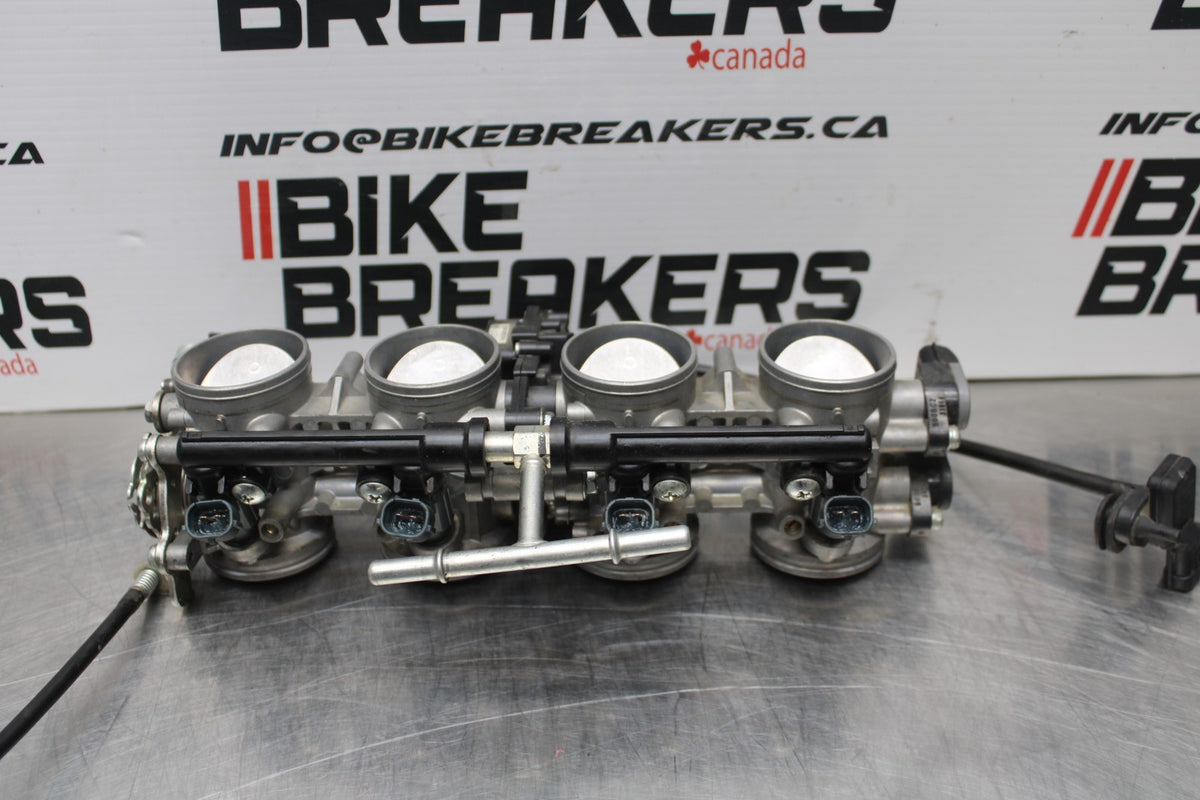 07-08 KAWASAKI NINJA ZX6R MAIN FUEL INJECTORS / THROTTLE BODIES BB199