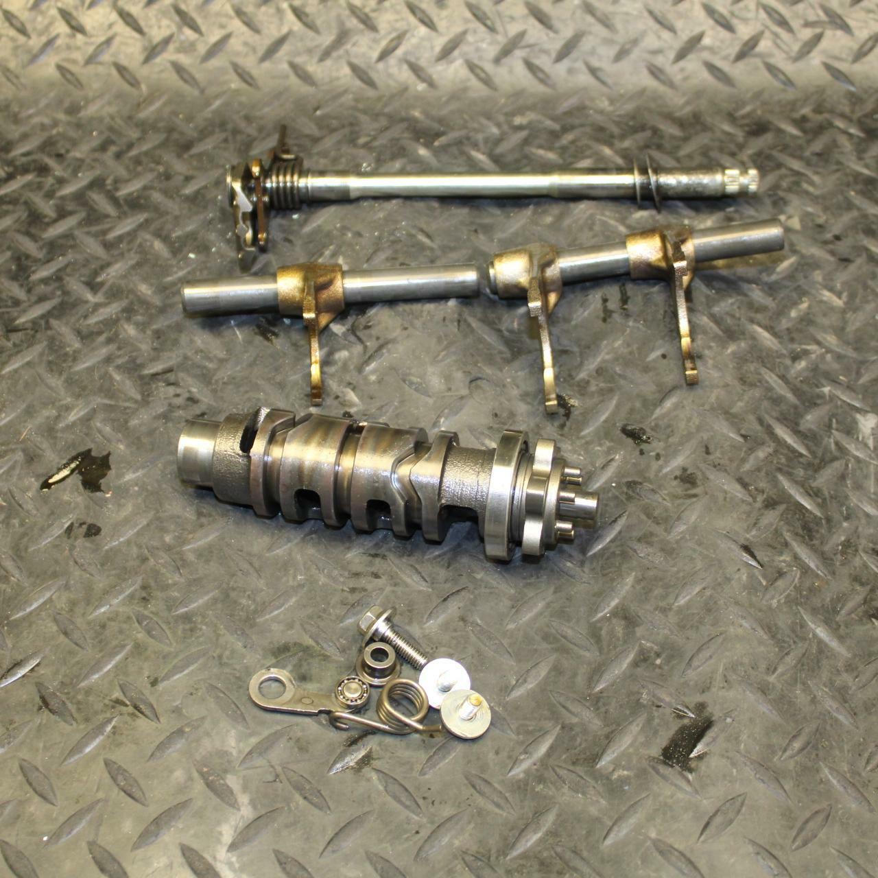 10 SUZUKI GSXR750 ENGINE TRANSMISSION GEAR SHIFT SHIFTER CAM DRUM FORKS  BB190