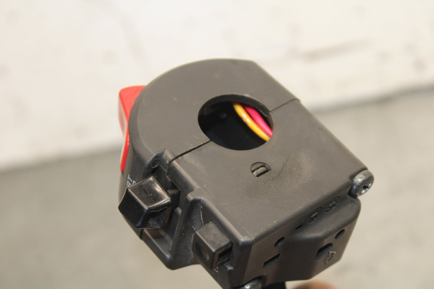 09-12 KAWASAKI NINJA ZX6R RIGHT CLIP ON HANDLE KILL OFF START SWITCH  BB698