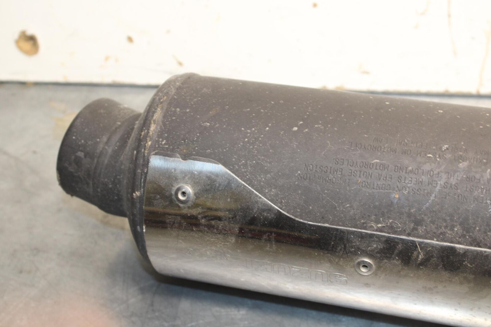 04-09 SUZUKI GS 500 FH GS500F FULL EXHAUST SYSTEM HEADERS PIPE MUFFLER BB97