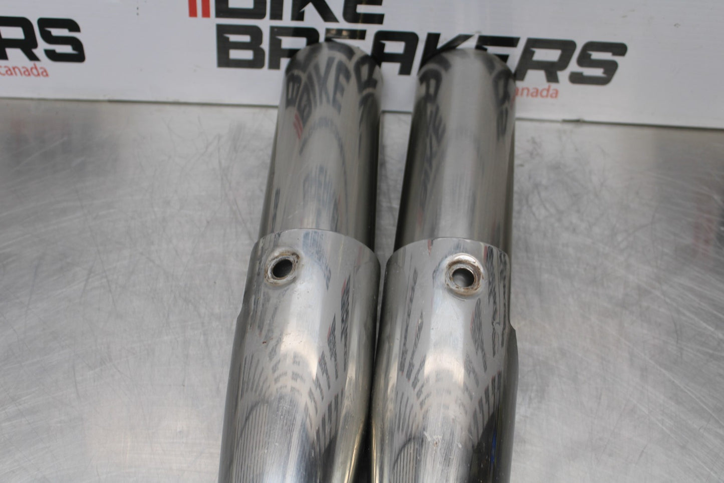 08 KAWASAKI VULCAN 900 FRONT FORK COVER GUARD SHIELD COWL SET KIT BB184