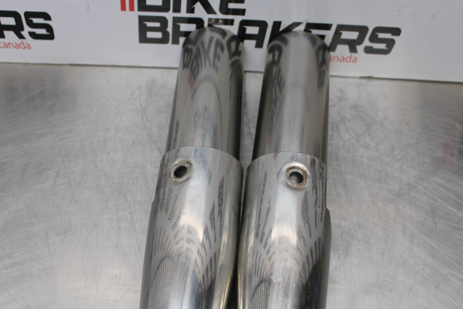 08 KAWASAKI VULCAN 900 FRONT FORK COVER GUARD SHIELD COWL SET KIT BB184