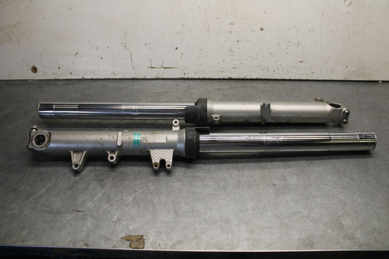 04-12 HONDA ST1300A FRONT FORKS SHOCK SUSPENSION SET PAIR BB669