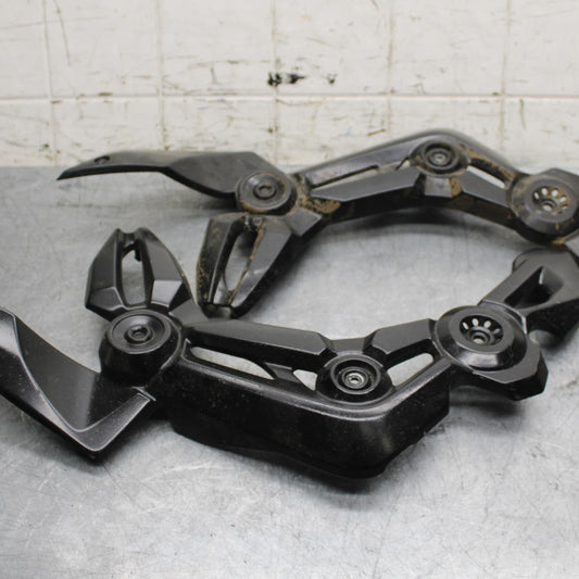 17 KAWASAKI Z900 ZR900 RIGHT LEFT FRAME MID SIDE COVERS COWLS PANELS TRIM BB549