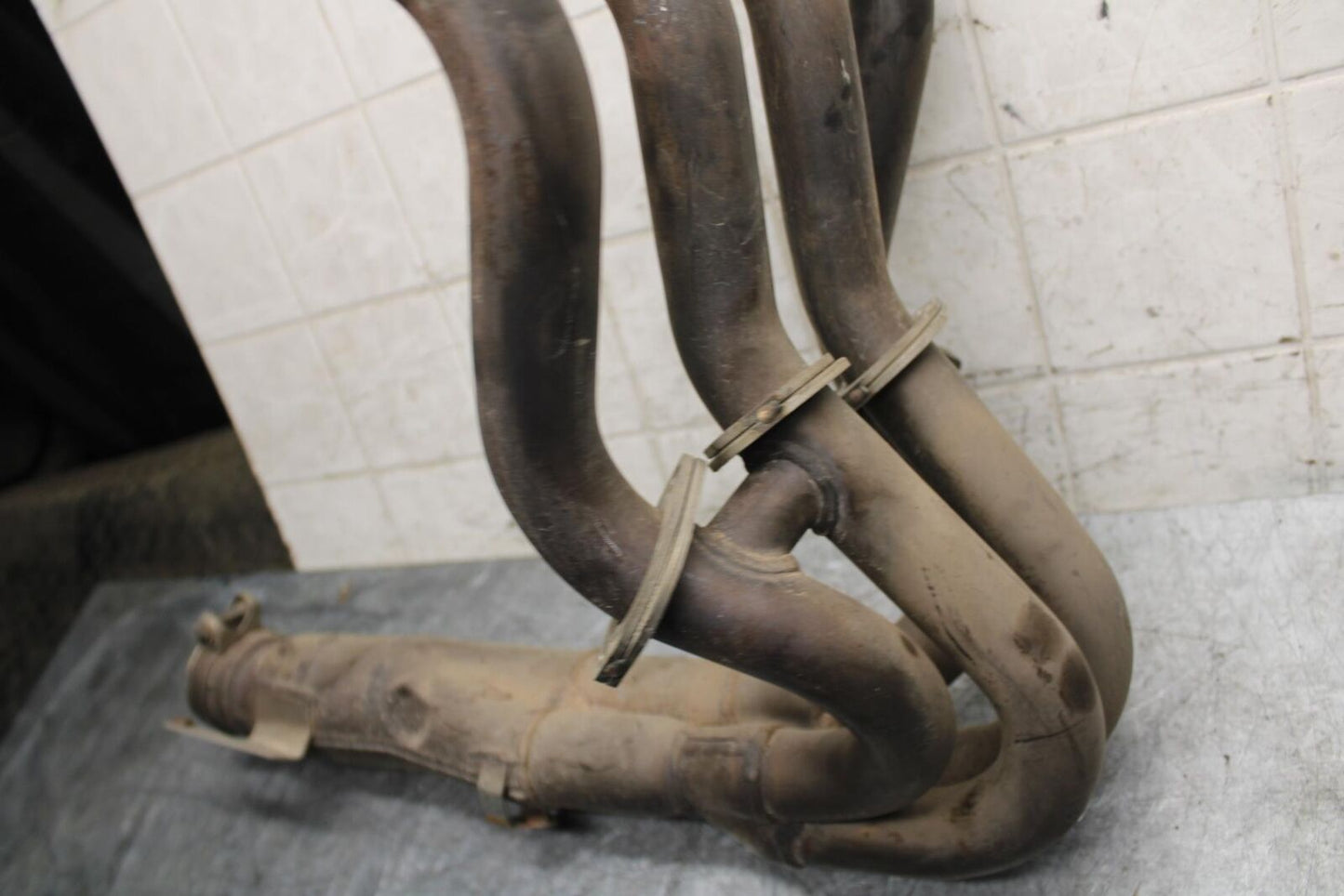 2009 Kawasaki Ninja ZX6R ZX600R EXHAUST HEADER PIPES MANIFOLD BB538