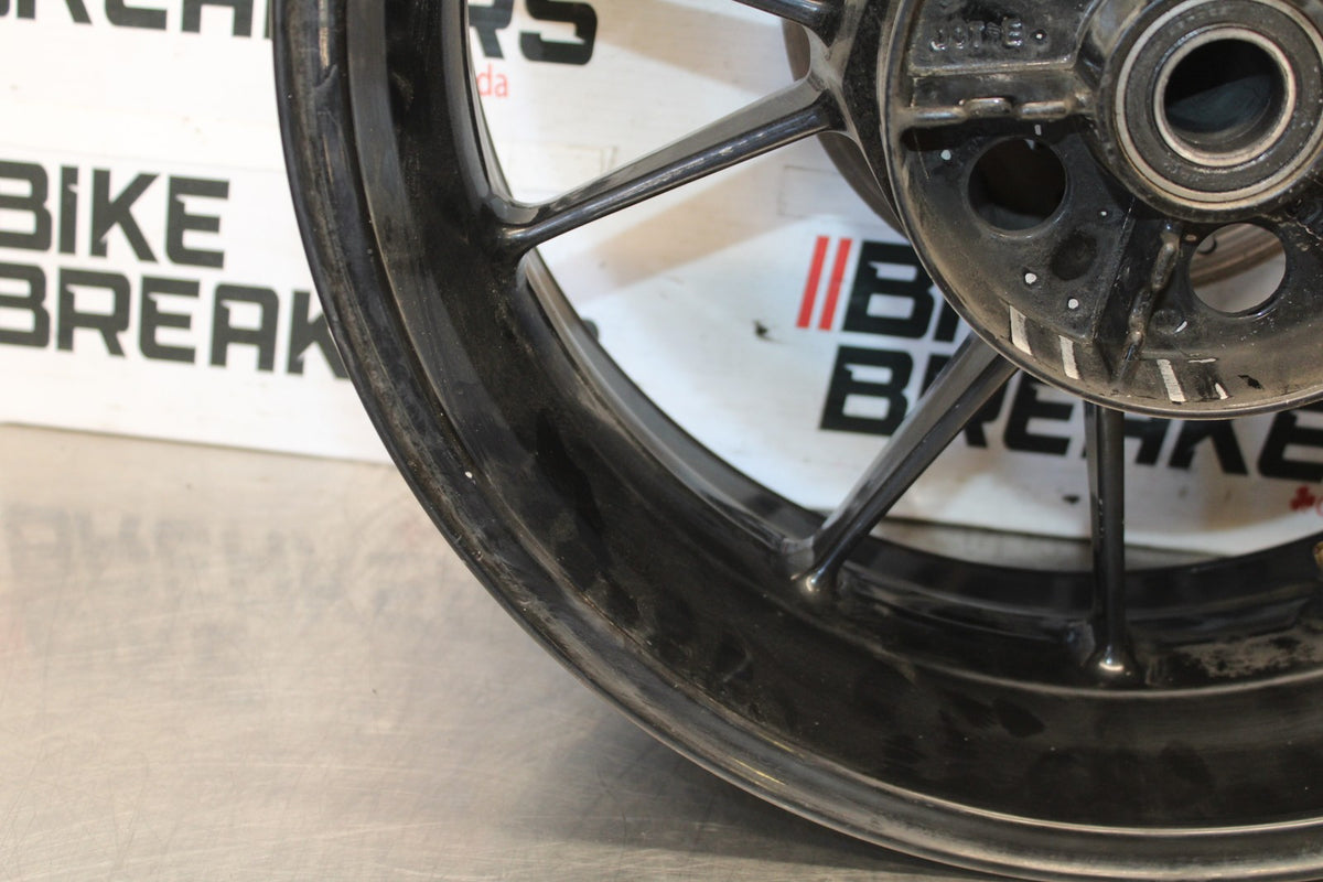 10-11 BMW S1000RR REAR WHEEL BACK RIM & ROTOR BB941