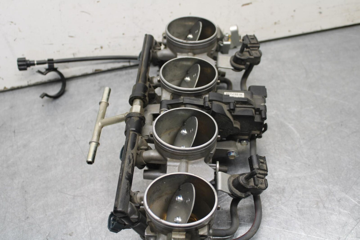 09-12 KAWASAKI NINJA ZX6R MAIN FUEL INJECTORS / THROTTLE BODIES 16163-0128 BB640