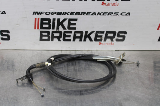 17-18 YAMAHA YZF R3 THROTTLE CABLES LINES BB788