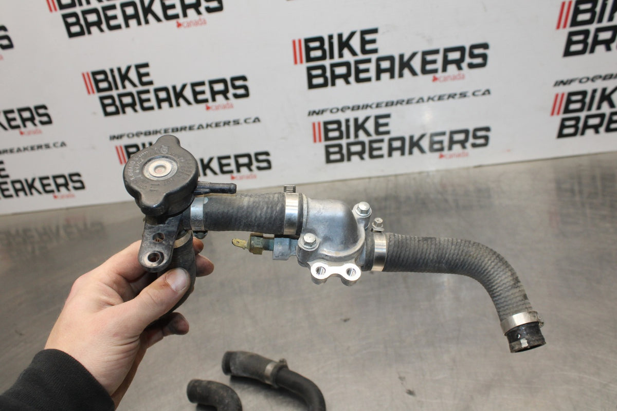 08-12 KAWASAKI NINJA 250R EX250J RADIATOR HOSES COOLANT WATER PIPES HOSE BB784