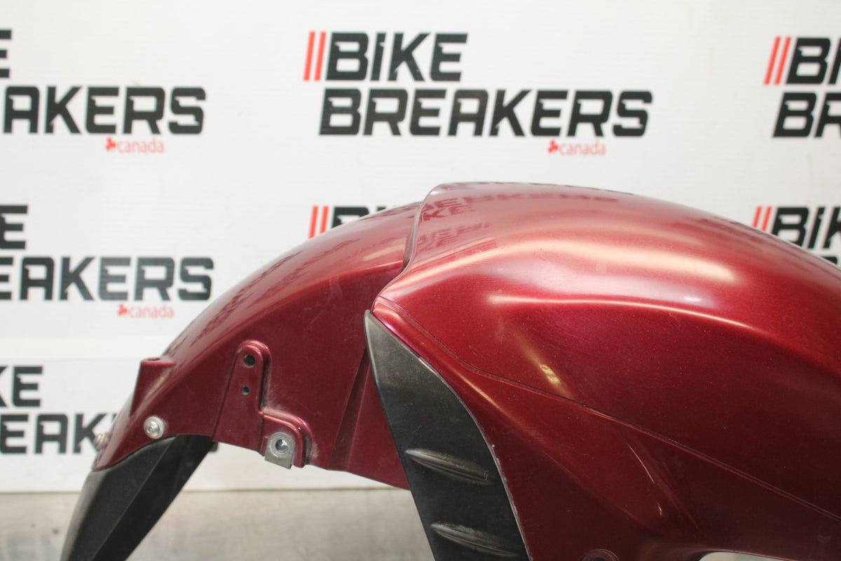09 KAWASAKI CONCOURS 14 ZG1400B FRONT WHEEL FENDER COWL FAIRING BB875